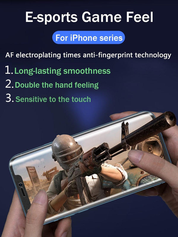 4pcs Matte Film For Iphone 11 12 13 Pro Max Mini Frosted Screen Protectors For Iphone X Xr Xs Max 6 6s 7 8 Plus Se Anti Glare Matte Finish Anti-fingerprint Film