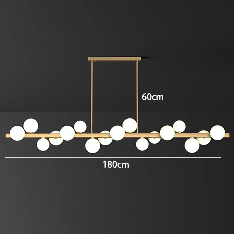 White Scandinavian LED Fixture