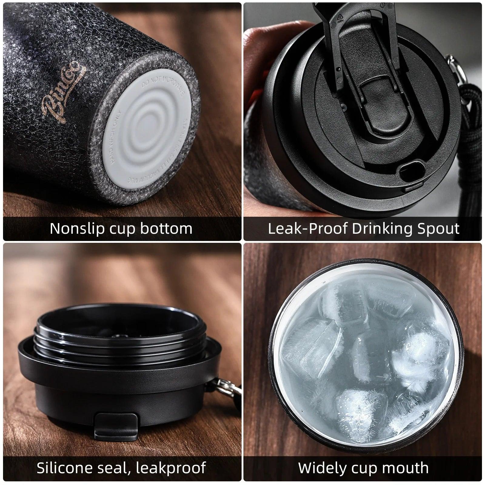 280ml Double Wall Ceramic Lined Travel Mug Car