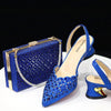 Italian Shoe and Bag Set New HFG1-10 - ROYAL BLUE / 42