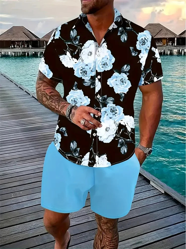 Men's Hawaii beach outfit