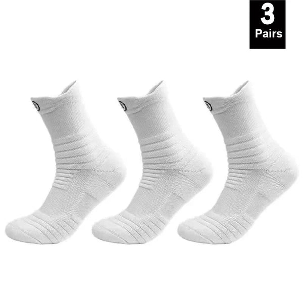 Cushioned Sports Compression Socks for Basketball and Running