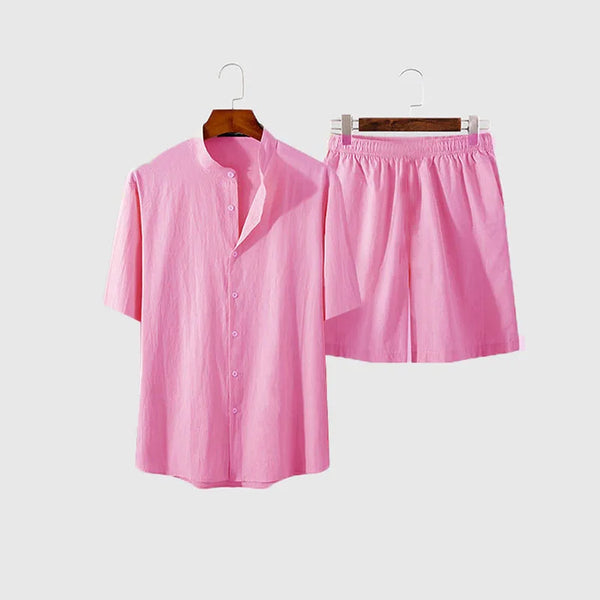 Breathable Hawaiian Men Beach  two piece set - Sexikinis Swim