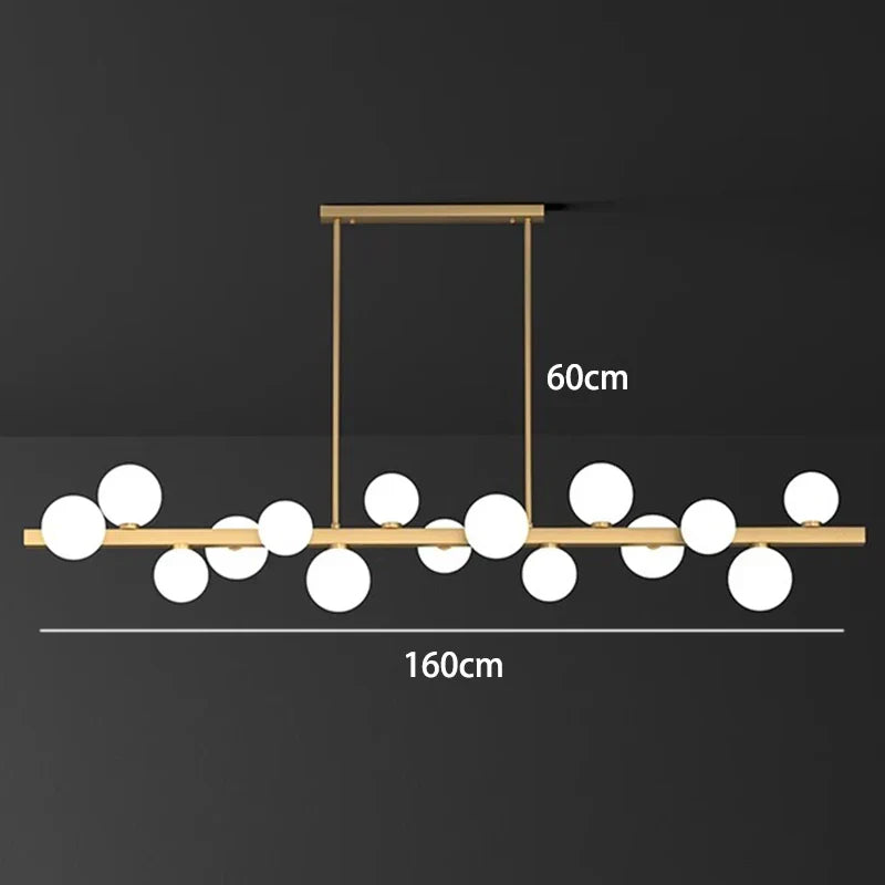 White Scandinavian LED Fixture