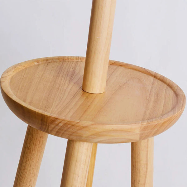 Nordic Vertical Floor Lamps Modern Solid Wood Table Simple Luminaires for Study Room Living Room Bedroom Bedside Standing Lights