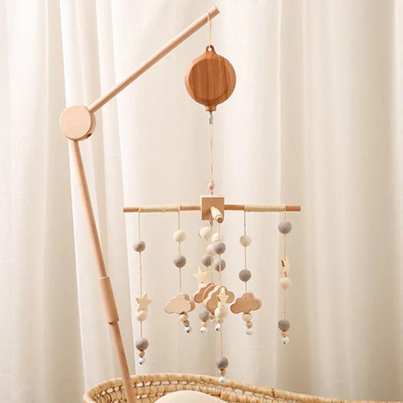 Crib Bell Rotary Music Box Baby Bed Hanging Toy