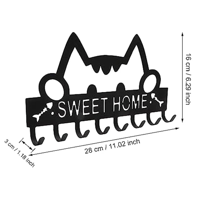 Modern Mounted Rack Small Coat Hook Cute Bathroom Wall Decor For Front Door Entryway