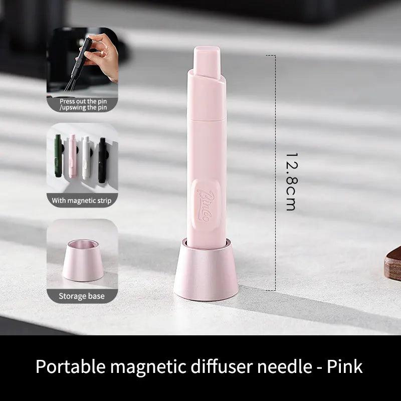 Bincoo Portable Magnetic WDT Tool, Mini Stainless Steel Telescopic Needle for Professional Coffee Grounds Preparation Anywhere