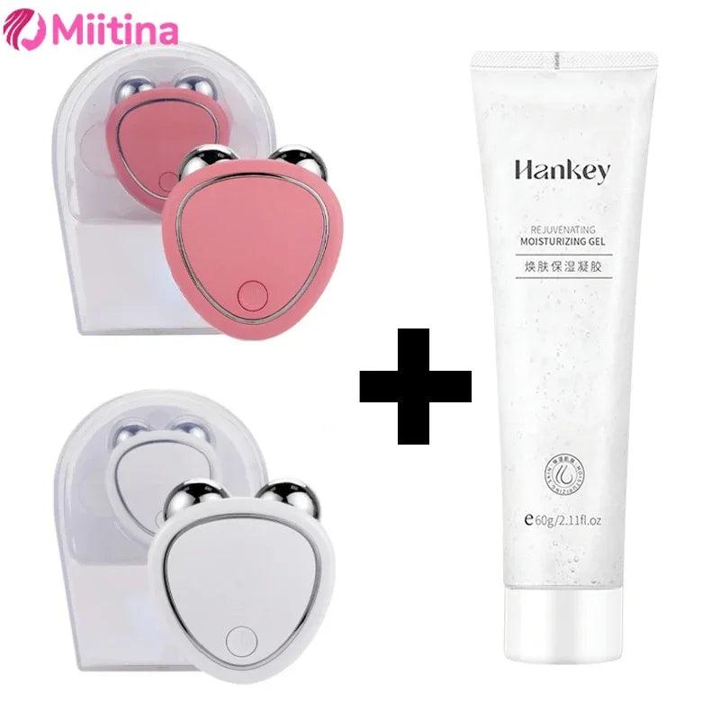 NEW Face Lifting Machine Facial Massager Microcurrent Roller Skin Tightening Rejuvenation Beauty Charging Face Anti Wrinkle