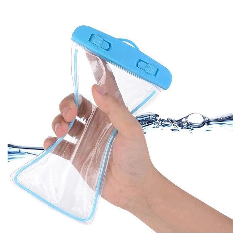 Universal Mobile Phone Transparent Waterproof Bag Three-Layer Sealed Beach Fishing Underwater Swimming Waterproof Case Mobile Phone Cover Water Proof Pouch Bag for iPhone