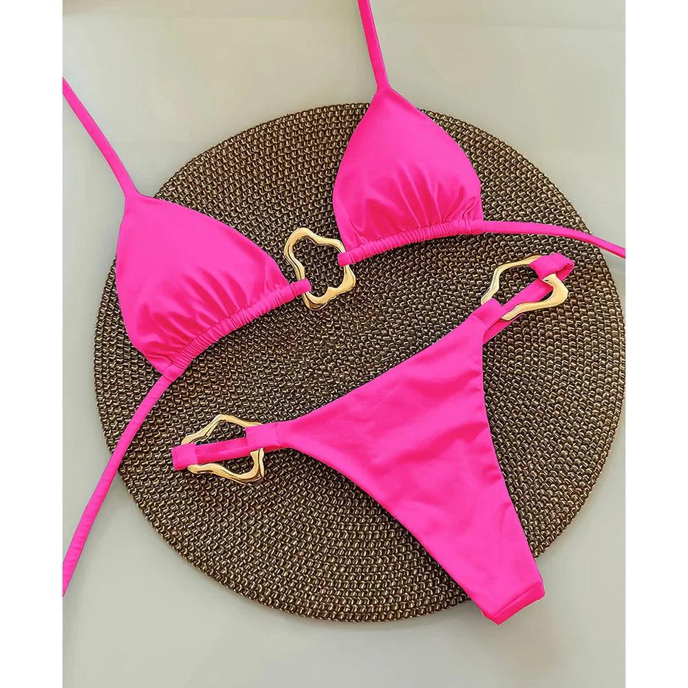 Sexy Halter Micro two piece swimsuit - Sexikinis Swim