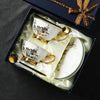 Coffee cup small exquisite set ceramic British afternoon tea cup bone china flower tea cup European cup saucer high value