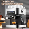 Semi-Automatic Espresso Machine 20Bar High Pressure Extractor 3-in-1