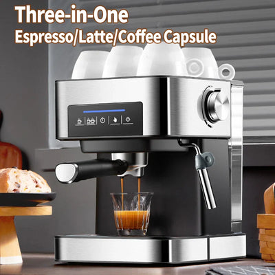 Semi-Automatic Espresso Machine 20Bar High Pressure Extractor 3-in-1