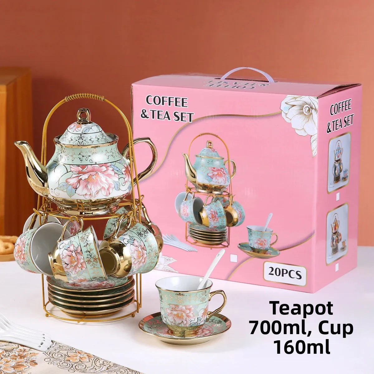 European Sle Cerc Coffee Cup And Plate Set ternoon Tea Set Electroplated Coffee Utensils 3 Piece Set ular Model