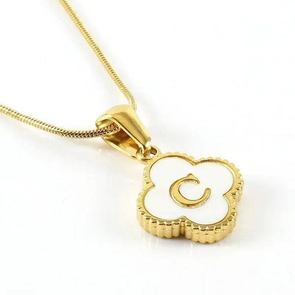 Lucky Clover Stainless Steel Pendant Necklace - Sexikinis Swim - Gifts for You 'n Me