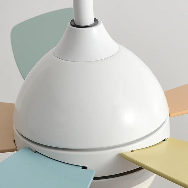 DecorBites™ Kids Ceiling Fan with Light and Remote Control, 3-Speed, 5-Blade Helicopter Design Decorbites