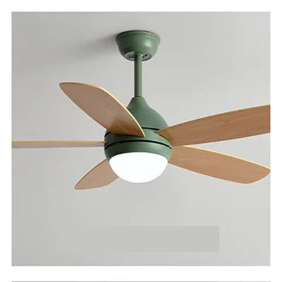 DecorBites™ Kids Ceiling Fan with Light and Remote Control, 3-Speed, 5-Blade Helicopter Design Decorbites