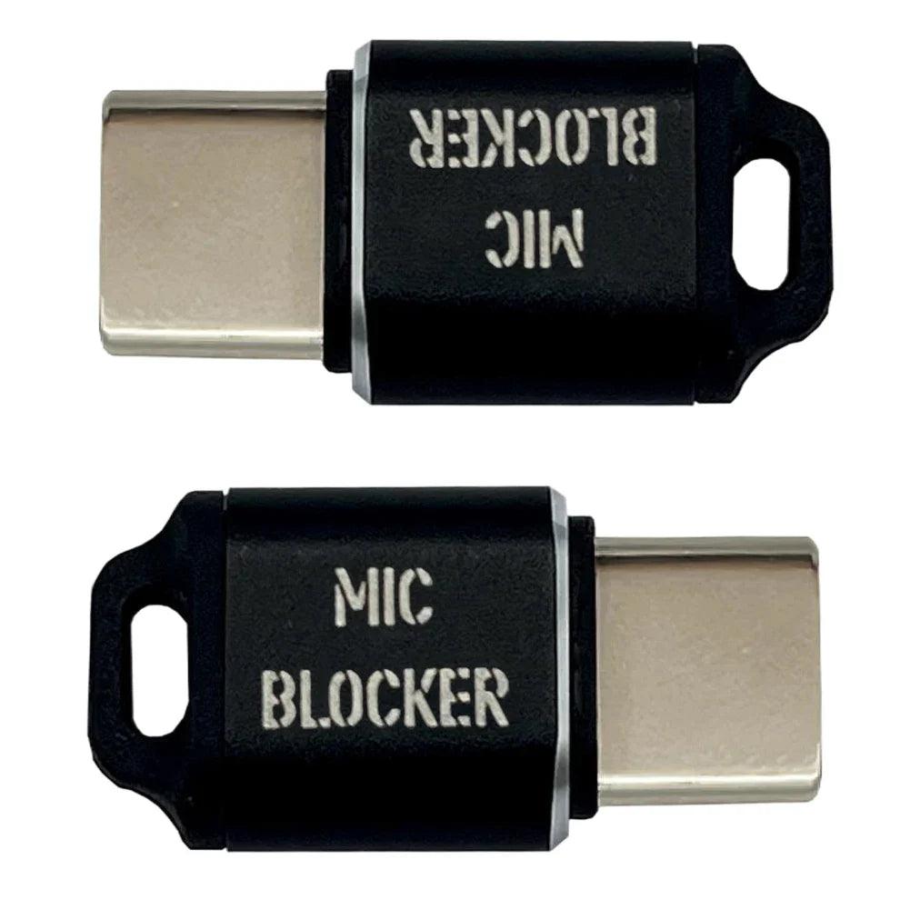 USB C MIC Blockers Lightweight Privacy Protector Multifunction Microphone Sound Security Lock for Laptops Smartphones Tablets