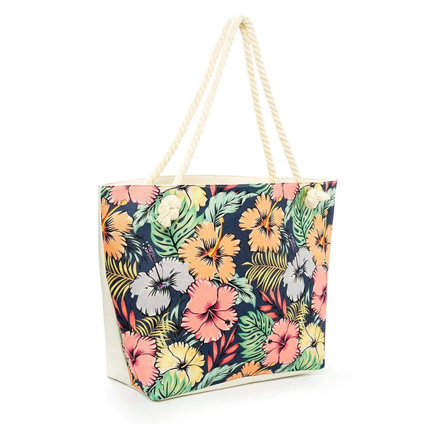 Boho Style Geometry Large Capacity Women Handbags Multifunctional Handbags Shoulder Tote Bags Swimming Storage Bag Beach Bag