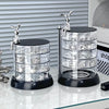 Rotating Jewelry Storage Box High-transparency Acrylic Multi-layered Partitioned Storage Rack Earring Ring Jewelry Box