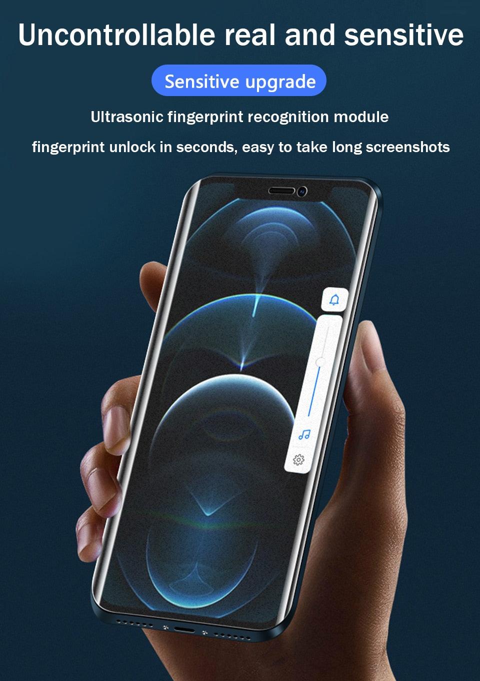 4pcs Matte Film For Iphone 11 12 13 Pro Max Mini Frosted Screen Protectors For Iphone X Xr Xs Max 6 6s 7 8 Plus Se Anti Glare Matte Finish Anti-fingerprint Film