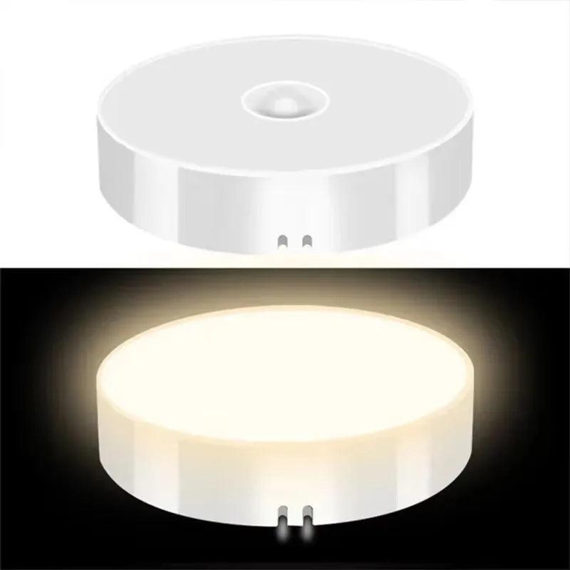Motion Sensor Light Led USB Night Lights Rechargeable Lamp for Home Bedroom Staircase Hallway Wardrobe Cupboard Led Lighting