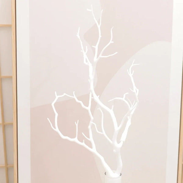 2pc Plastic Artificial Antlers Tree Branches Plant Twigs Witch DIY Headband Accessories Wedding Party Xmas Halloween Decorations