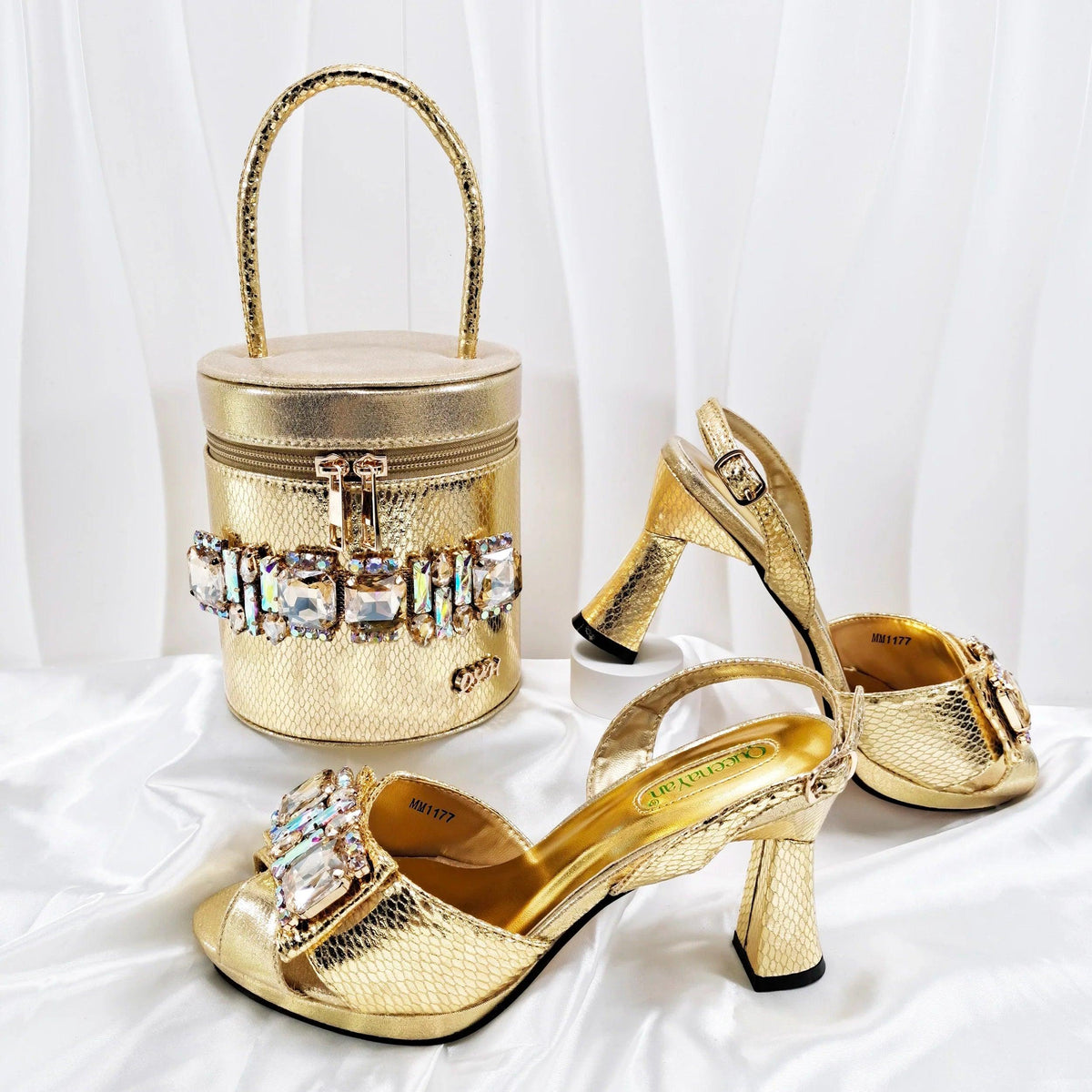 New Matching Women Shoe and Bag Set HF1-1