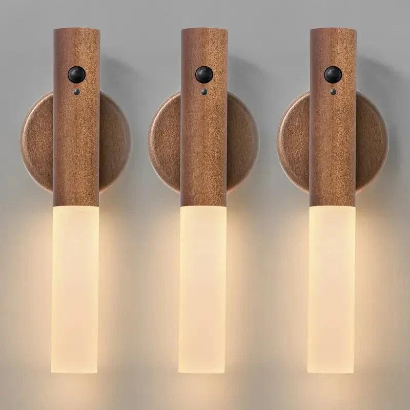 Smart Motion Sensor Night Light – Rechargeable LED Wall Lamp
