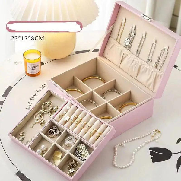 Jewelry Storage Box – Necklace & Earrings Organizer for Gifts