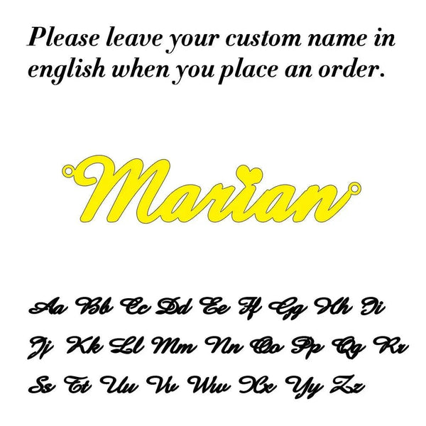 Custom Name Necklace -Sexikinis Swim - Gifts for You 'n Me