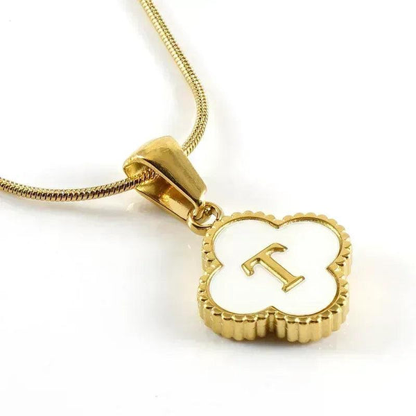 Lucky Clover Stainless Steel Pendant Necklace - Sexikinis Swim - Gifts for You 'n Me