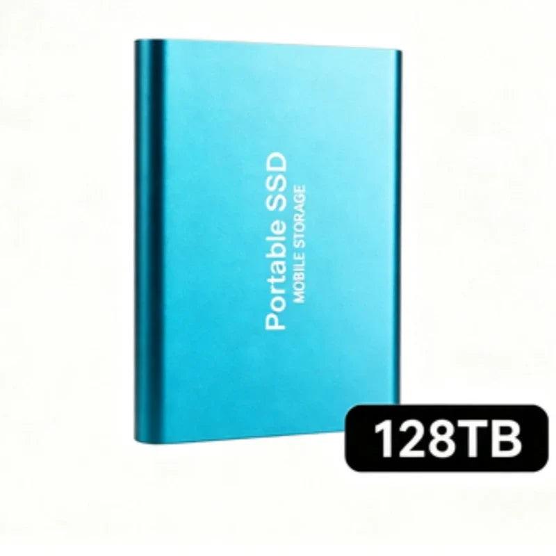 Portable External SSD, 1TB-16TB Large Capacity USB3.1 High Speed Solid State Drive, Lightweight Storage for Laptop, Desktop, Mac