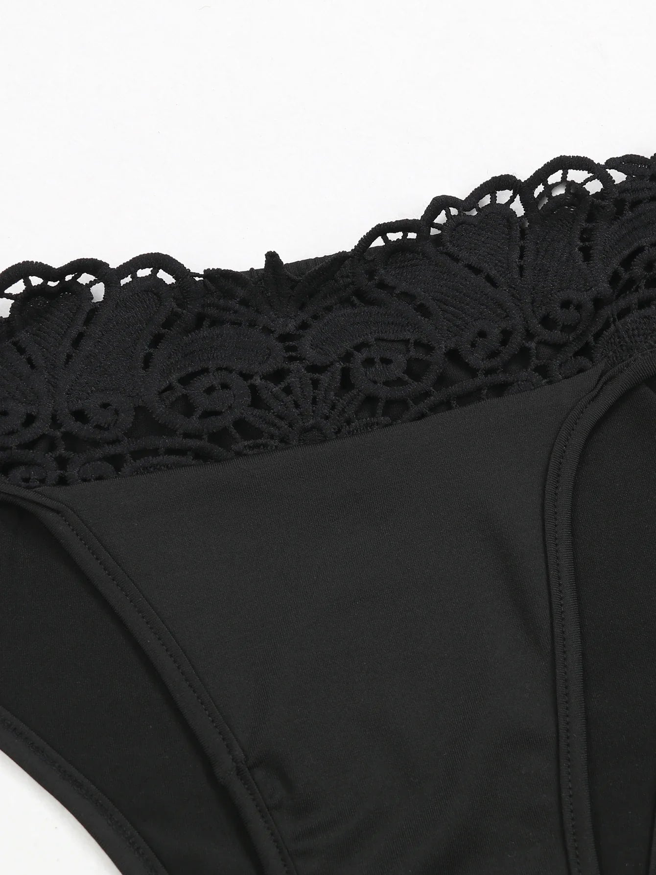 Sexy Black Lace Three Piece swimsuit - Sexikinis Swim