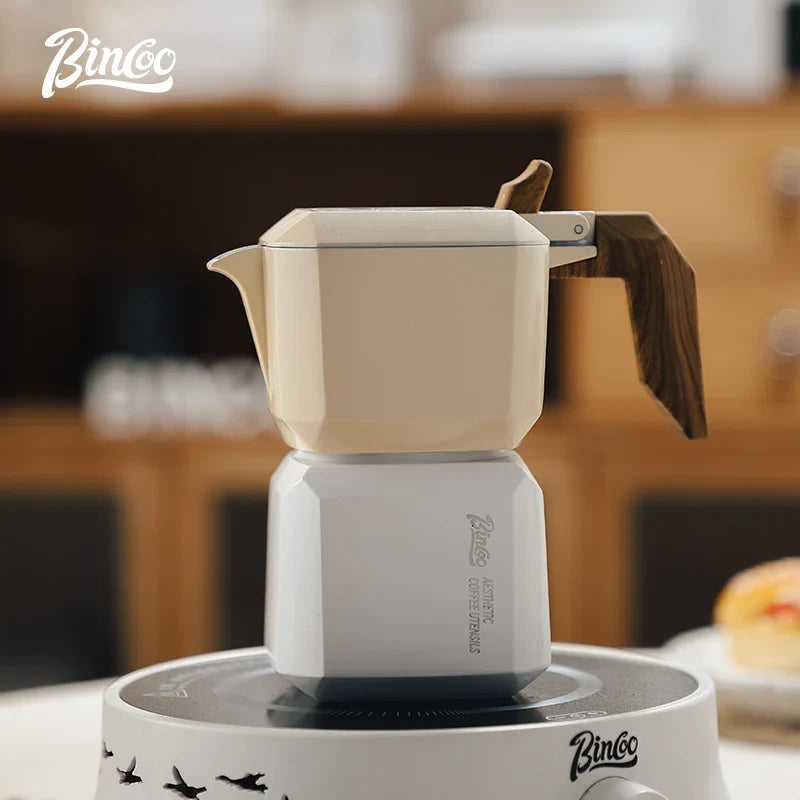 Italian Coffee Moka Pot Set Suitable for Home and Office