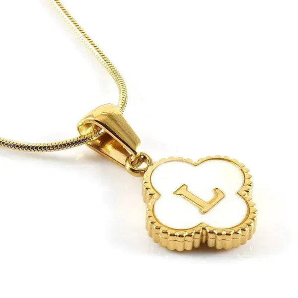Lucky Clover Stainless Steel Pendant Necklace - Sexikinis Swim - Gifts for You 'n Me