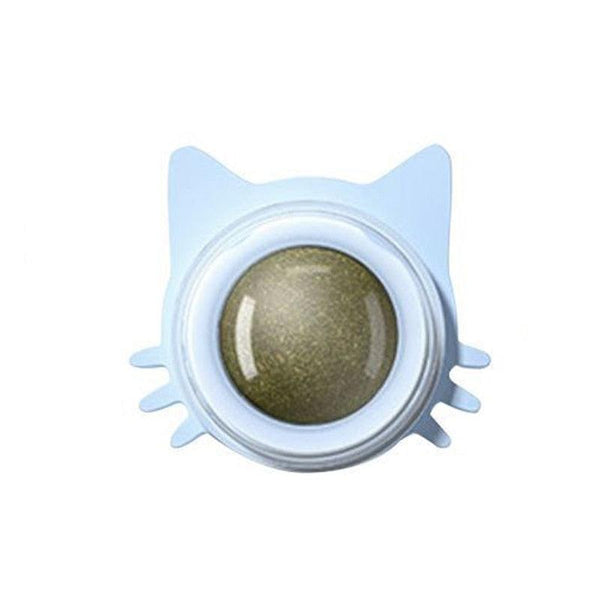 Ball Cat Toy Pasted Lollipop Gatos Mint On The Wall Pet  Ball Snack Good Cat Accessories Cat Toy with Light and Self-Rotating Ball Kitten Gift Edible Cat Lick Toy Cat Chew Toy Teeth Cleaning Cat Bite Toy Rotating Cat Toy
