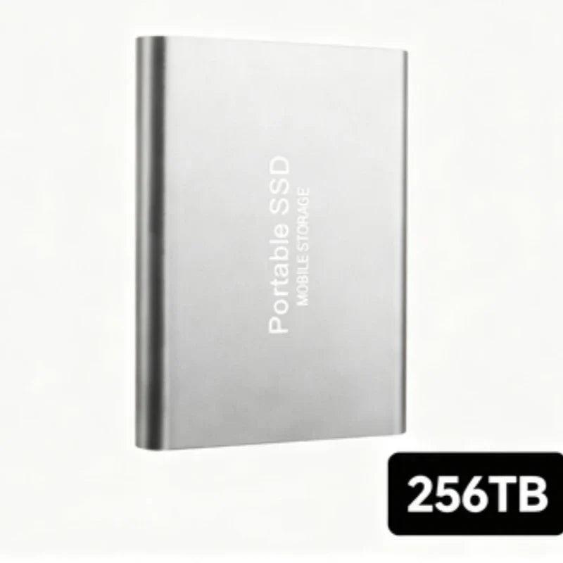Portable External SSD, 1TB-16TB Large Capacity USB3.1 High Speed Solid State Drive, Lightweight Storage for Laptop, Desktop, Mac