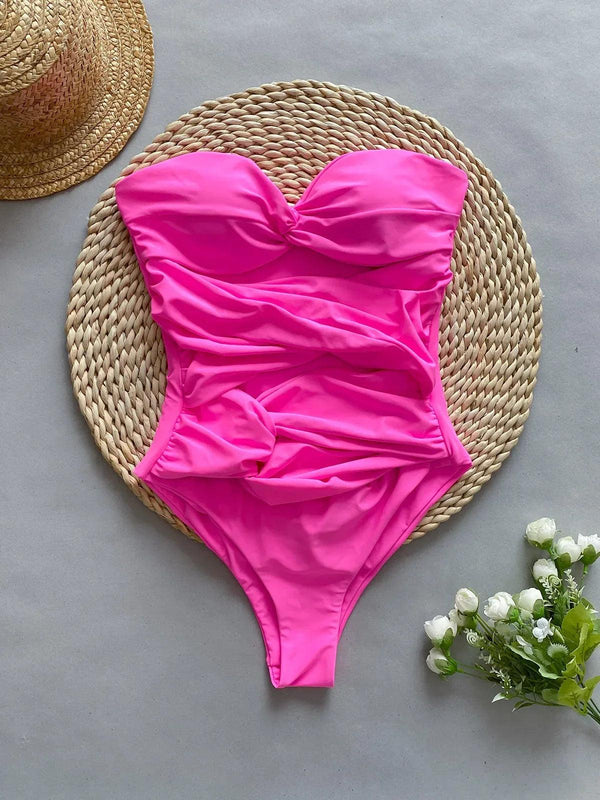 Tia Hollow Out One Piece Swimsuit - Sexikinis Swim - Gifts for You 'n Me