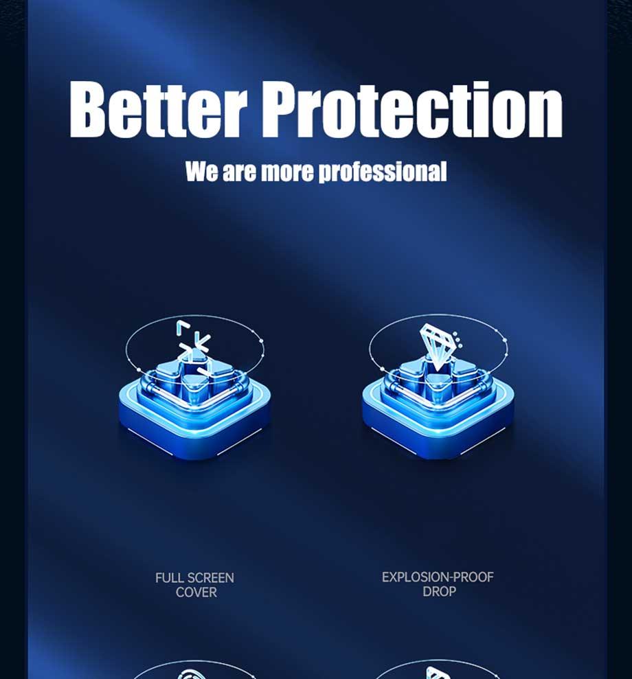 4PCS Tempered Glass For iPhone 11 12 13 14 Pro MAX XR X XS Max Screen Protector on For iPhone 12 11 13 14 Mini 7 8 6 Plus Glass Edge- Bubble Free- Scratch Resistant Protective Film For iPhone