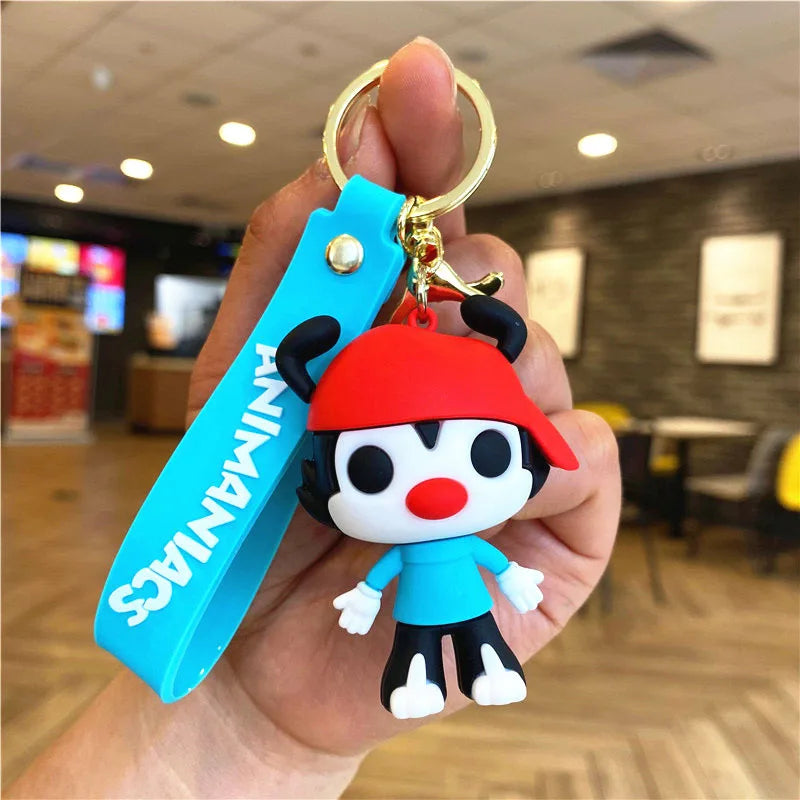 New  Cartoon Animaniacs Keychain Pendant Bag Car Keychain Accessories Valentine's Day Wedding Anniversary Birthday Gift