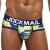 JOCKMAIL Brand Camouflage Printed Men Underwear Yellow - JM321Yellow / XL