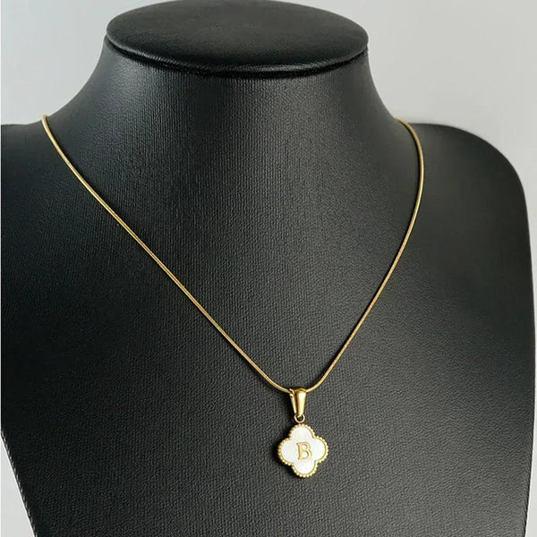 Lucky Clover Stainless Steel Pendant Necklace - Sexikinis Swim - Gifts for You 'n Me
