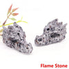 Dragon Head Statue Natural Gemstone - Flame Stone Yooperlite - Flame Stone / 10pcs
