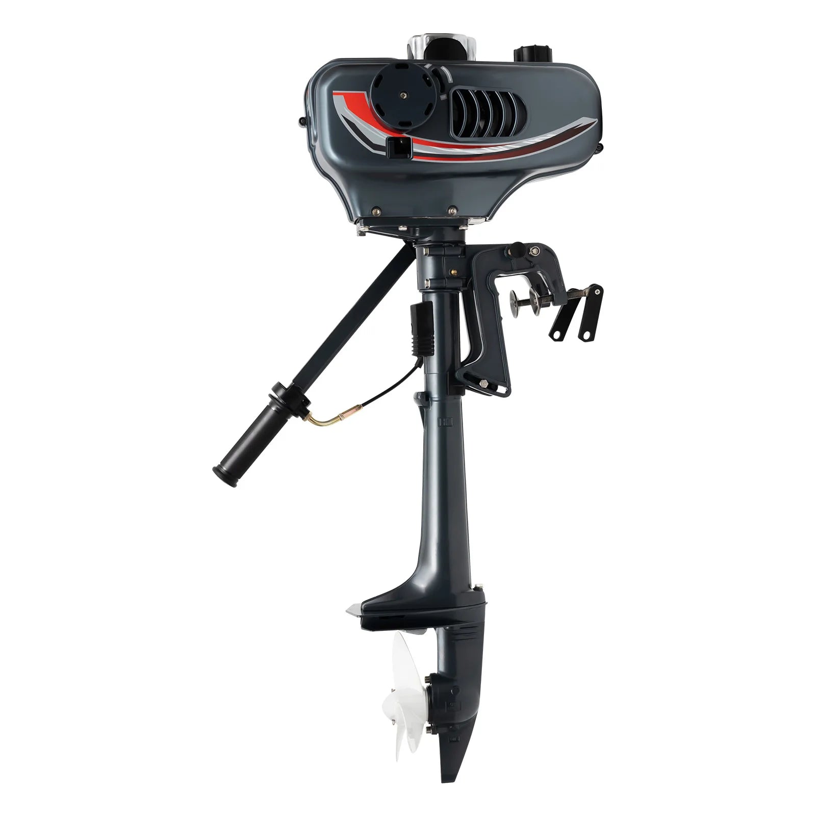 2 Stroke Outboard Motor 3.5 HP Fishing Boat Engine CDI Water Cooling Short-Shaft 2500W Water Cooled Fishing Boat  Engine