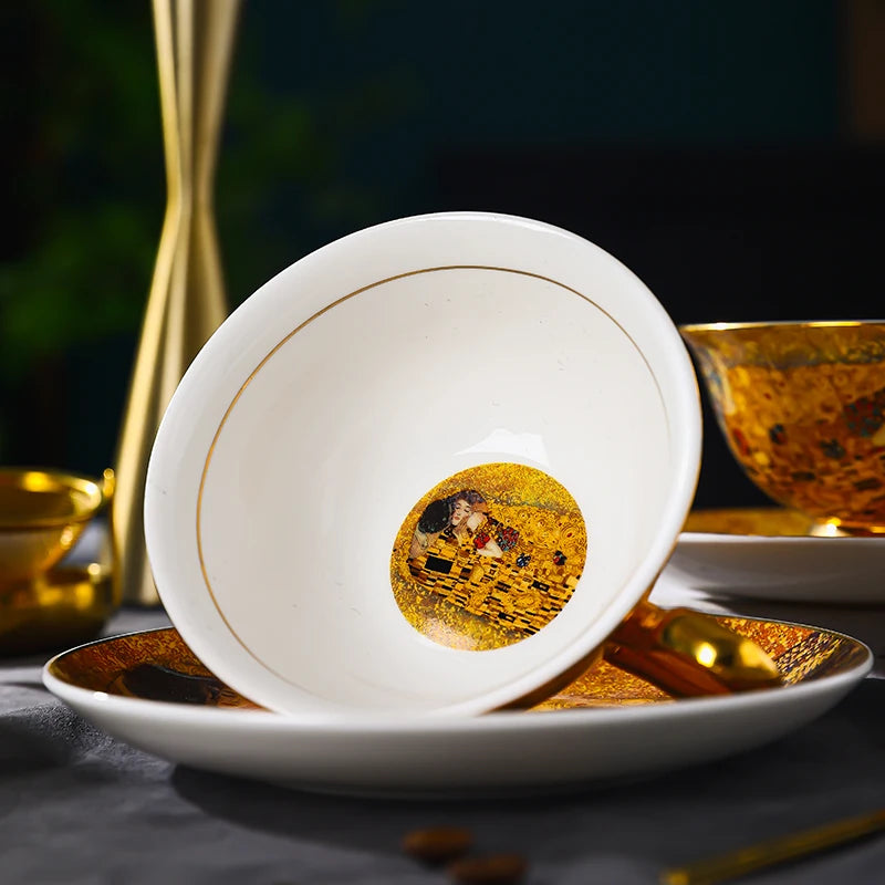 Royal Baroque Style Bone China Coffee Cup Saucer with Spoons Set Porcelain Ceramic Drinkware Afternoon Tea Set European Luxury