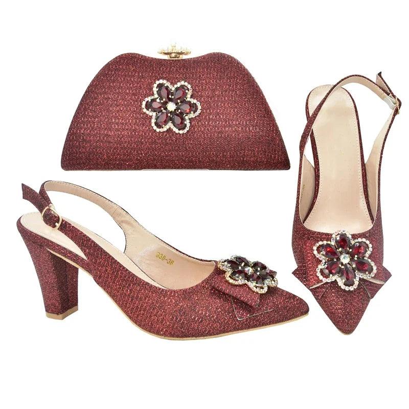 Latest Shoes and Bag Set African Sets NBG45