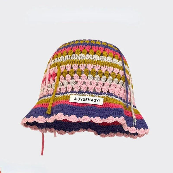 New Crochet Korean Handmade Bucket Hat - Sexikinis Swim - Gifts for You 'n Me