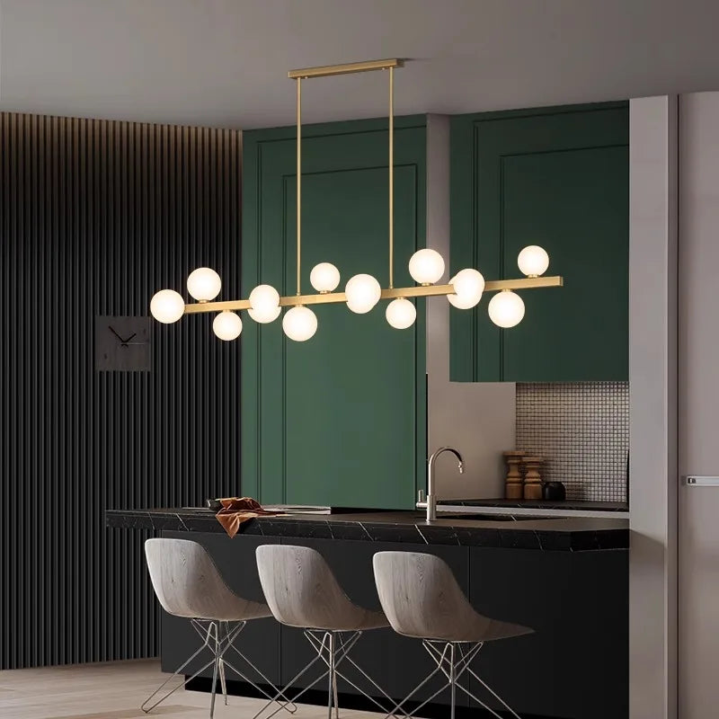 White Scandinavian LED Fixture